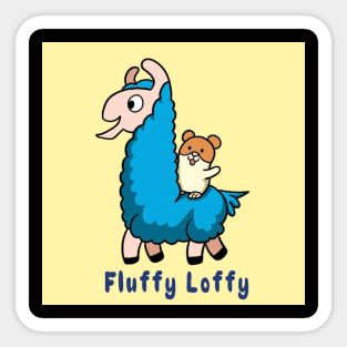 Fluffy Loffy Sticker